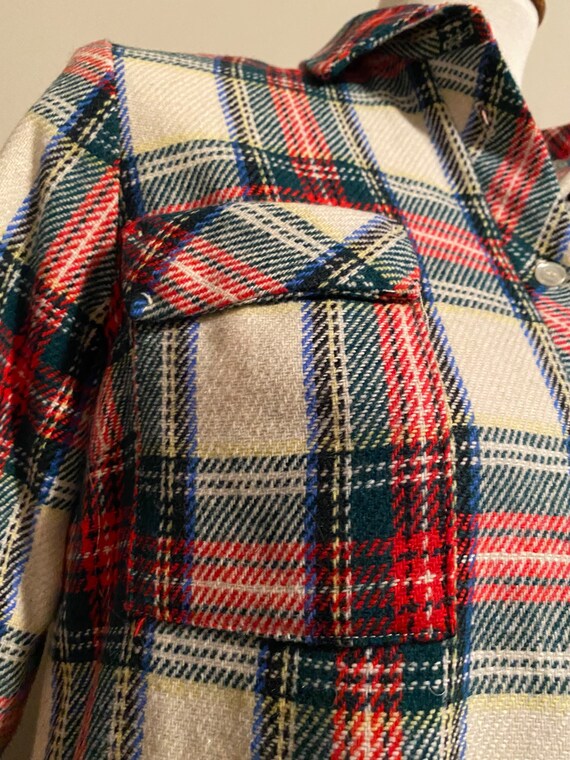 1960’s Scotch Plaid Shirtdress - image 5