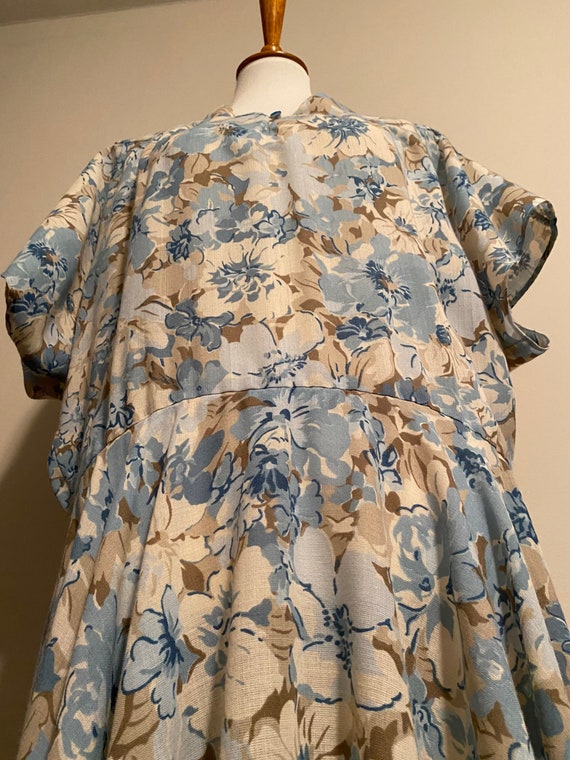 1960’s Handmade Floral Midi Dress - image 4