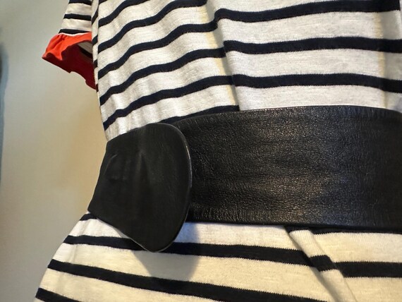 1980’s Leather Statement Belt - image 13