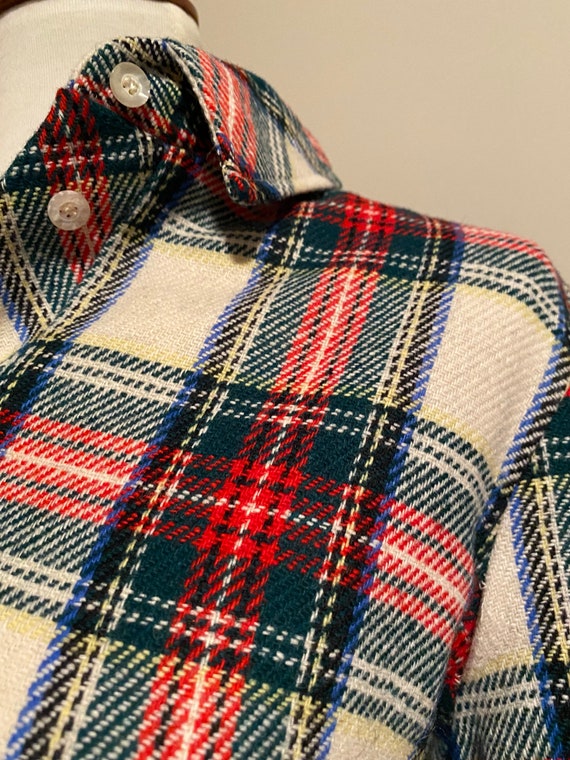 1960’s Scotch Plaid Shirtdress - image 7