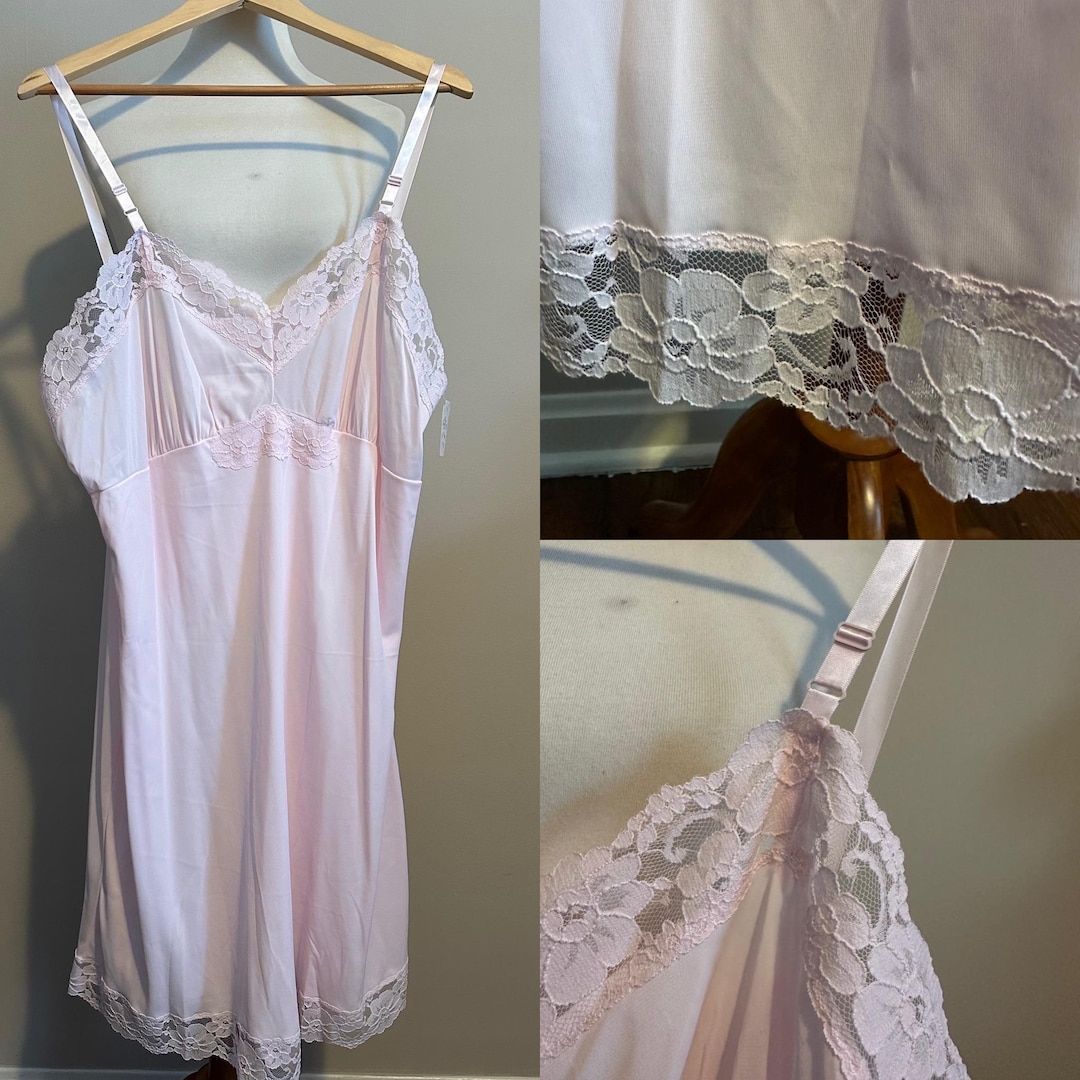 1960s Pink Sequin & Lace Hostess Dress main image 1