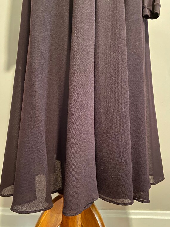 S/M Donna Karan Late 1980s Sheer Bias Cut Dress