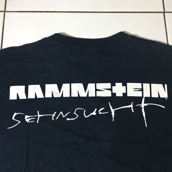RAMMSTEIN 1997 Vintage T-shirt Sehnsucht Germany Tour Tee / -  India
