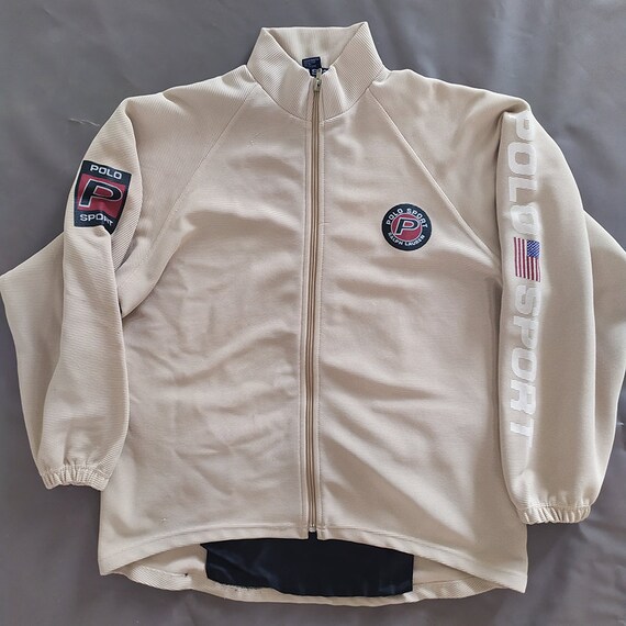 Vintage Polo Sport Cyling Cream Polo Sport Spell O