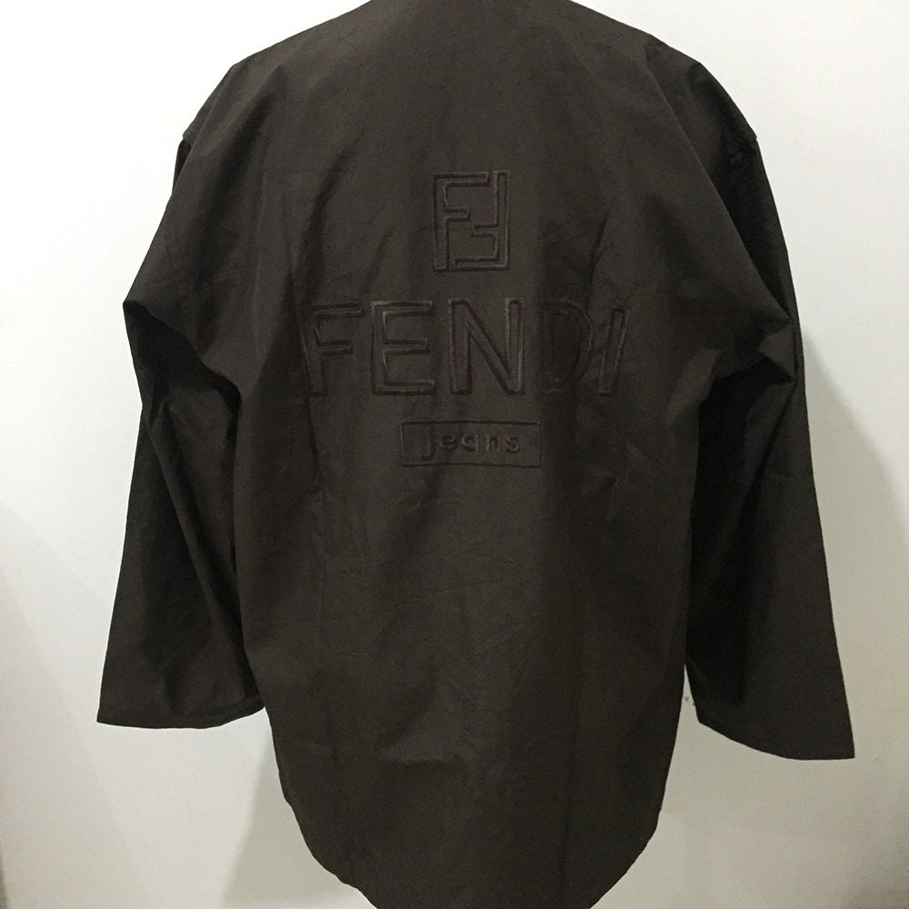 Vintage Fendi Jeans Brown Coat Fendi 