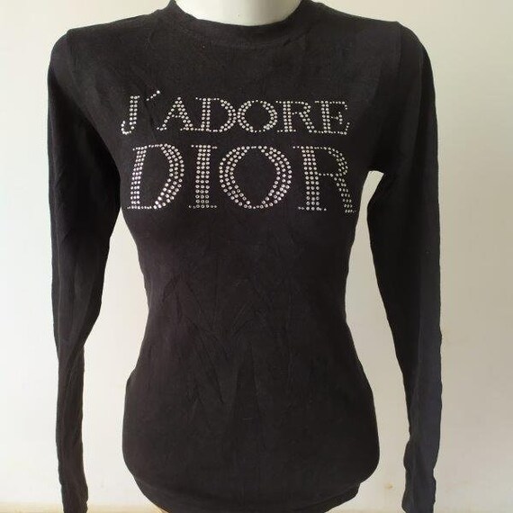 Vintage Christian J'adore Dior Rhinestone Longslee