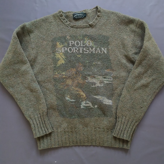 Vintage Polo Ralph Lauren Polo Sportman Knit Sweat