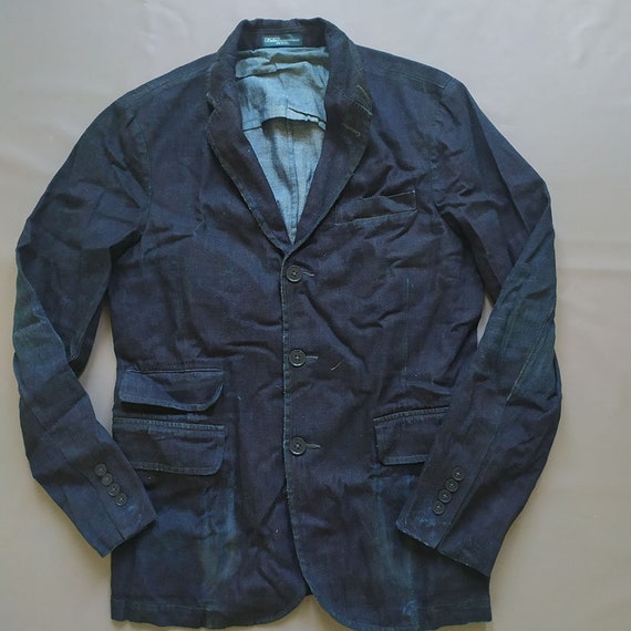 ralph lauren denim blazer