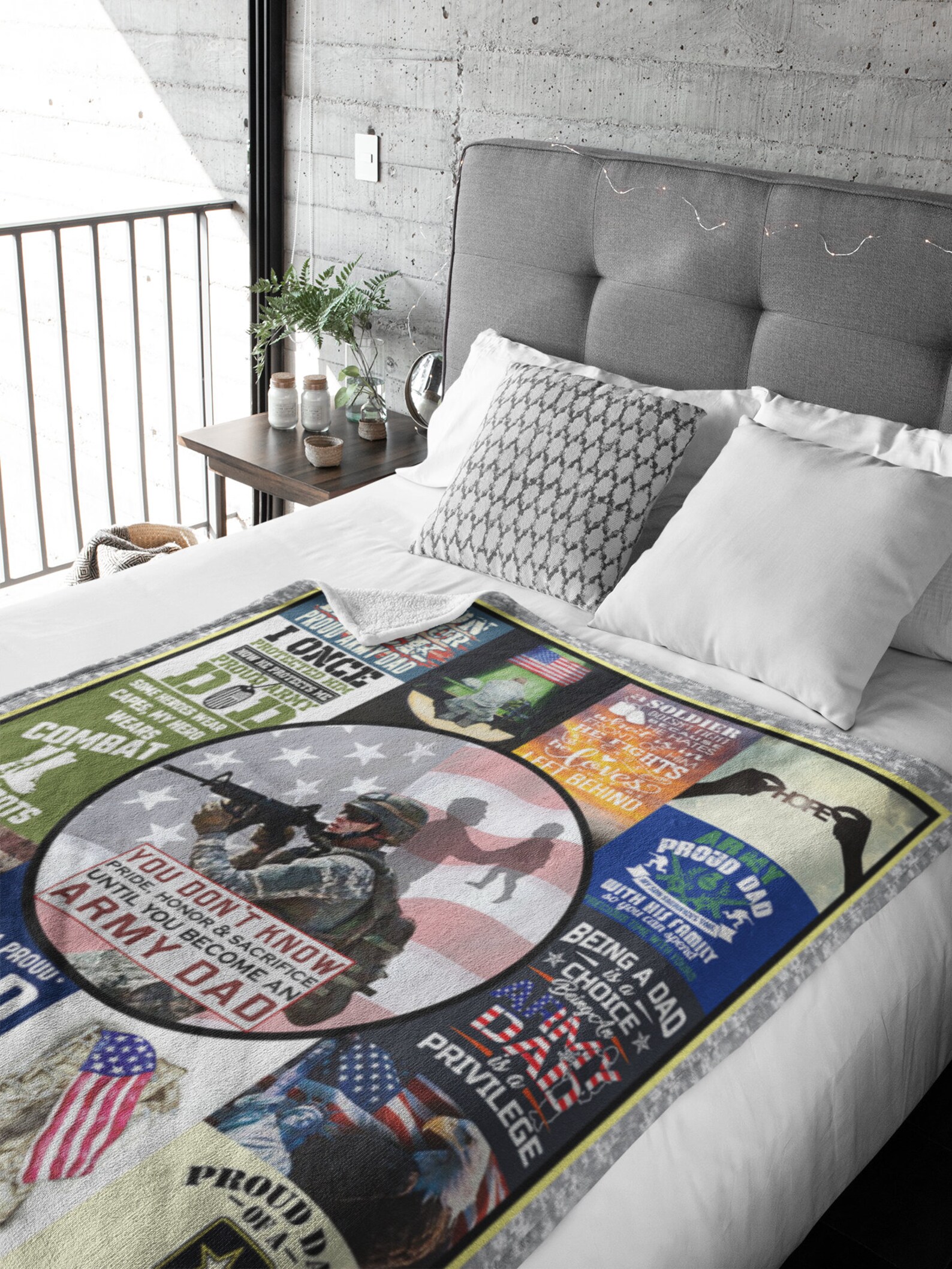 Soldier Blanket Army Blanket Proud Army Dad Blanket Air Etsy