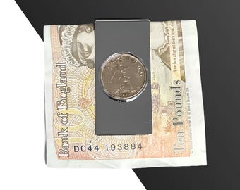 Klips na monety Farthing z okazji 90. urodzin z 1936 r.