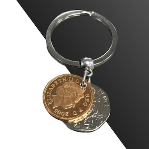 21 Geburtstag Doppel Münze Schlüsselanhänger -2005