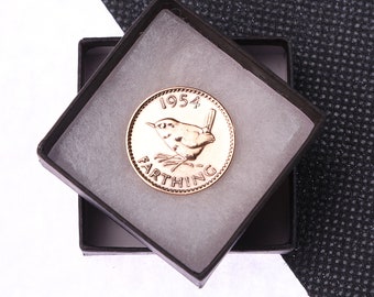70th birthday gift 1954 Farthing Polished Perfect for Birthday or Wedding