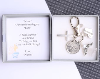CHRISTENING PRESENT GIFT BABY BOY GIRL KEEPSAKE PERSONALISED 1ST NAMING DAY