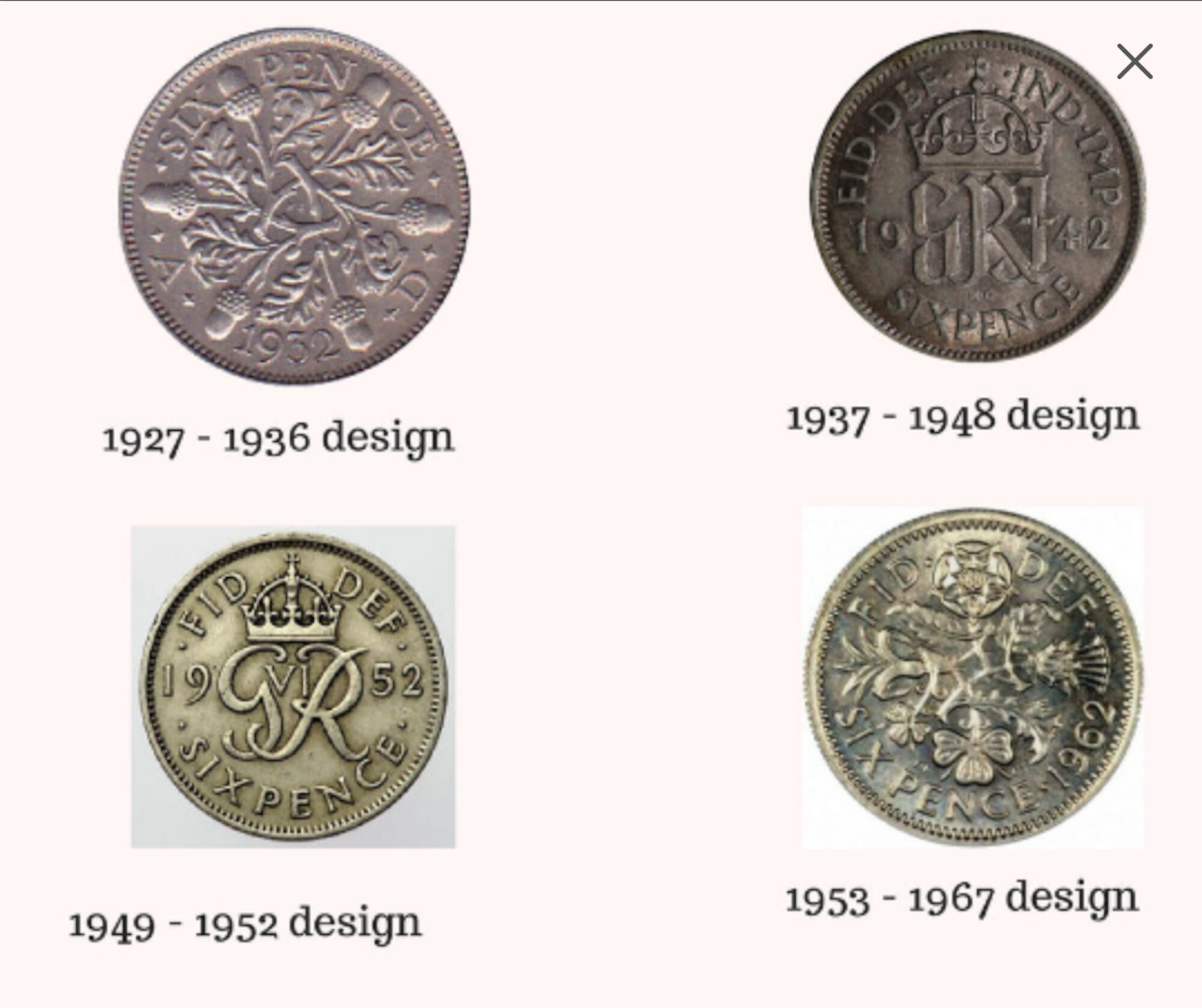 1965 Lucky Sxpence Con Keyrng 60th Brthday Gft Deas For 60 Year - Foto 5