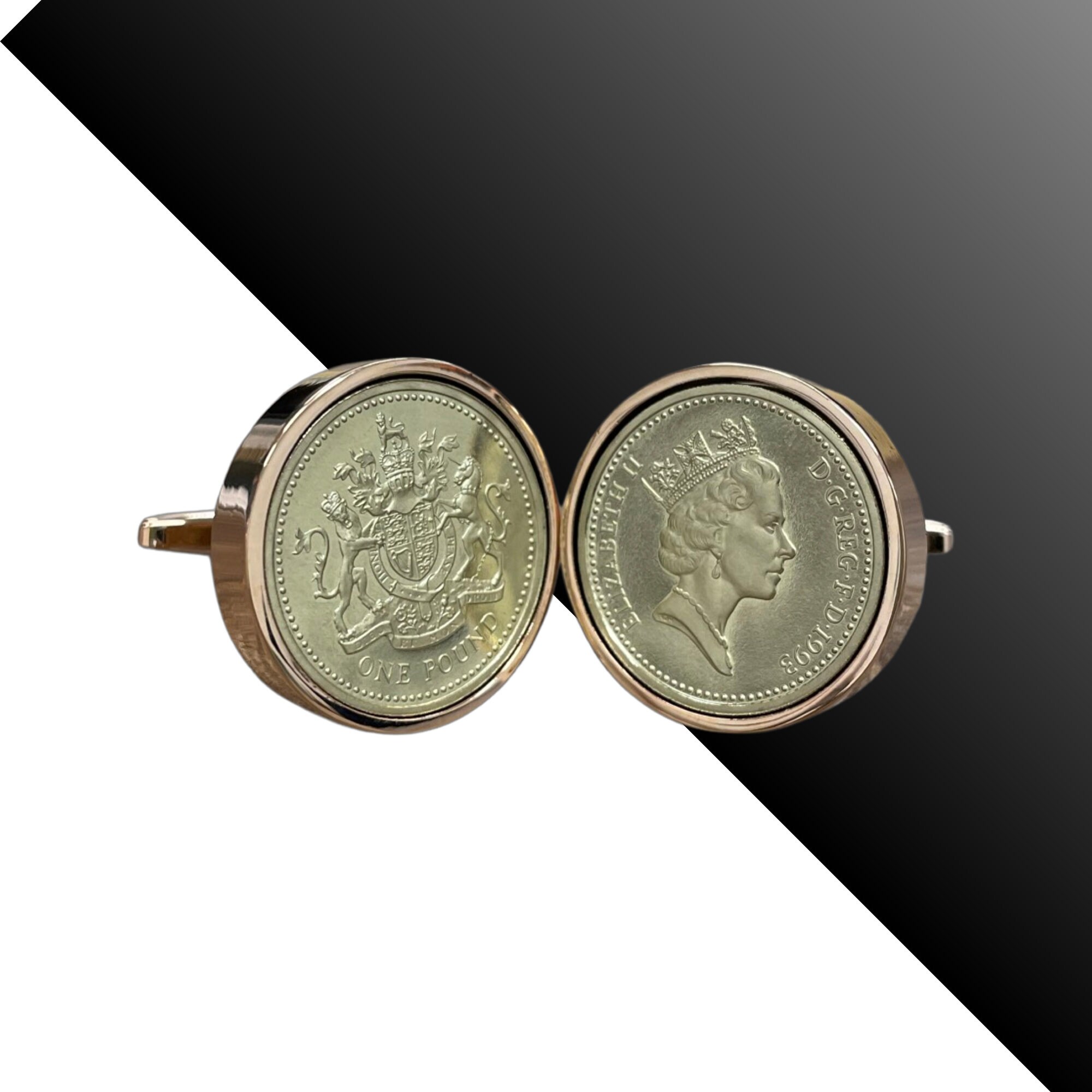 1961 Threepence Coin Cufflinks Mens 61st Birth
