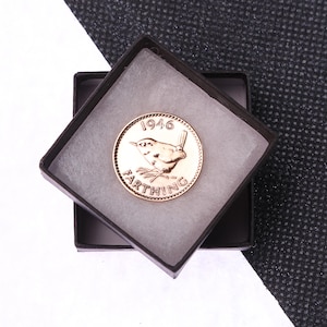80th birthday gift 1946 Farthing Coin Polished Perfect for Birthday or Wedding
