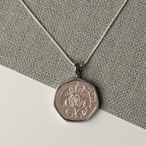 30th Birthday Twenty Pence Pendant -1995-Choose Metal Colour