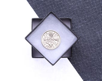 60th birthday gift 1966 Lucky Sixpence coin