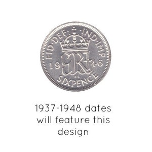 60th Brthday Gft - 1965 Lucky Sxpence Con Keyrng/brooch Or Necklace Great Brtan - Perfect - Foto 4