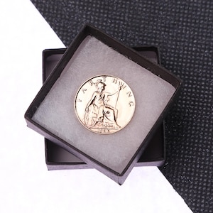 95th birthday gift 1930 Farthing britannia Coin Polished