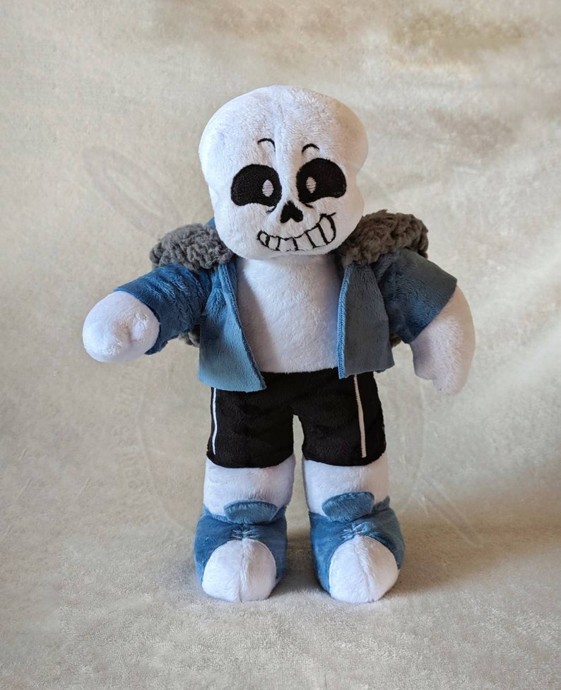 Sans the Skeleton Undertale Plush Made to Order | Etsy