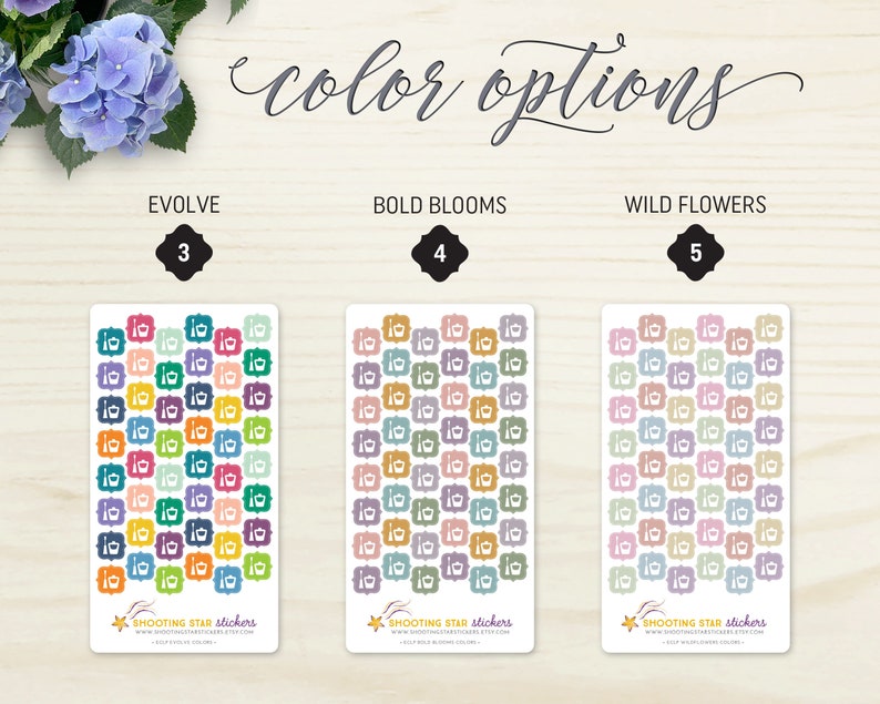 48 Nail Polish Planner Stickers manicure stickers, nail salon spa appointment tracker, pedicure, nail painting, ECLP 2024 eclp Bold Blooms image 3