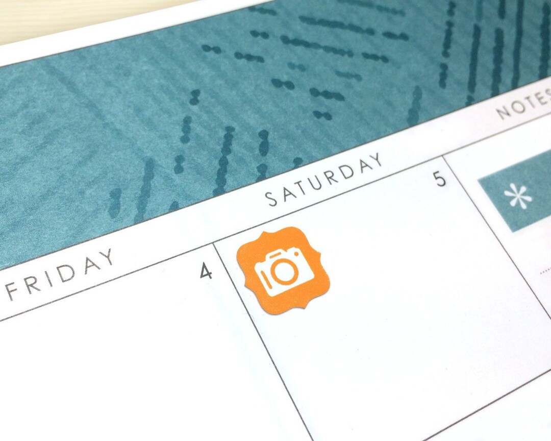 48 Photography Camera Icon Planner Stickers - Photography Session ...