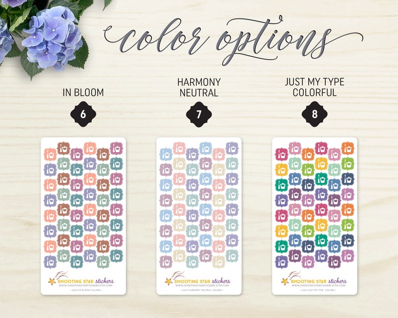 48 Nail Polish Planner Stickers manicure stickers, nail salon spa appointment tracker, pedicure, nail painting, ECLP 2024 eclp Bold Blooms image 4