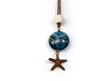 Aromatherapy Diffuser Pendant - Starfish