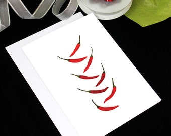 Chili Greeting Card Set of 5