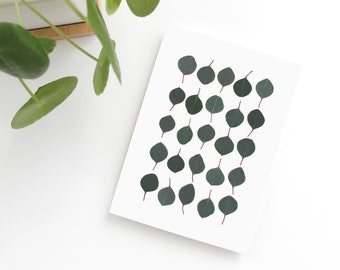 Eucalyptus Leaves Greeting Card Set of 5