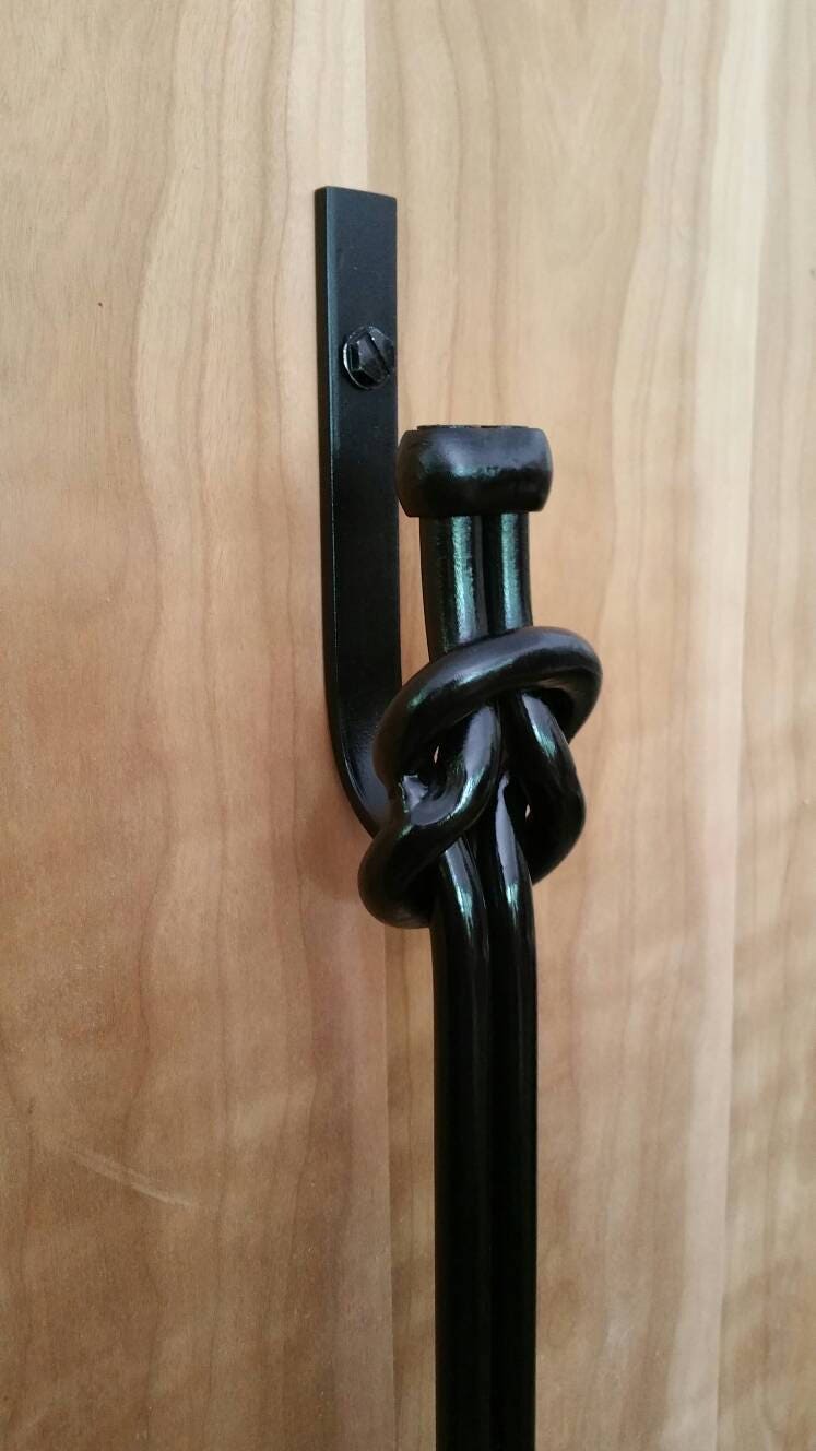 Wrought Iron Knots Large Barn Door Pull Custom 24 | Etsy