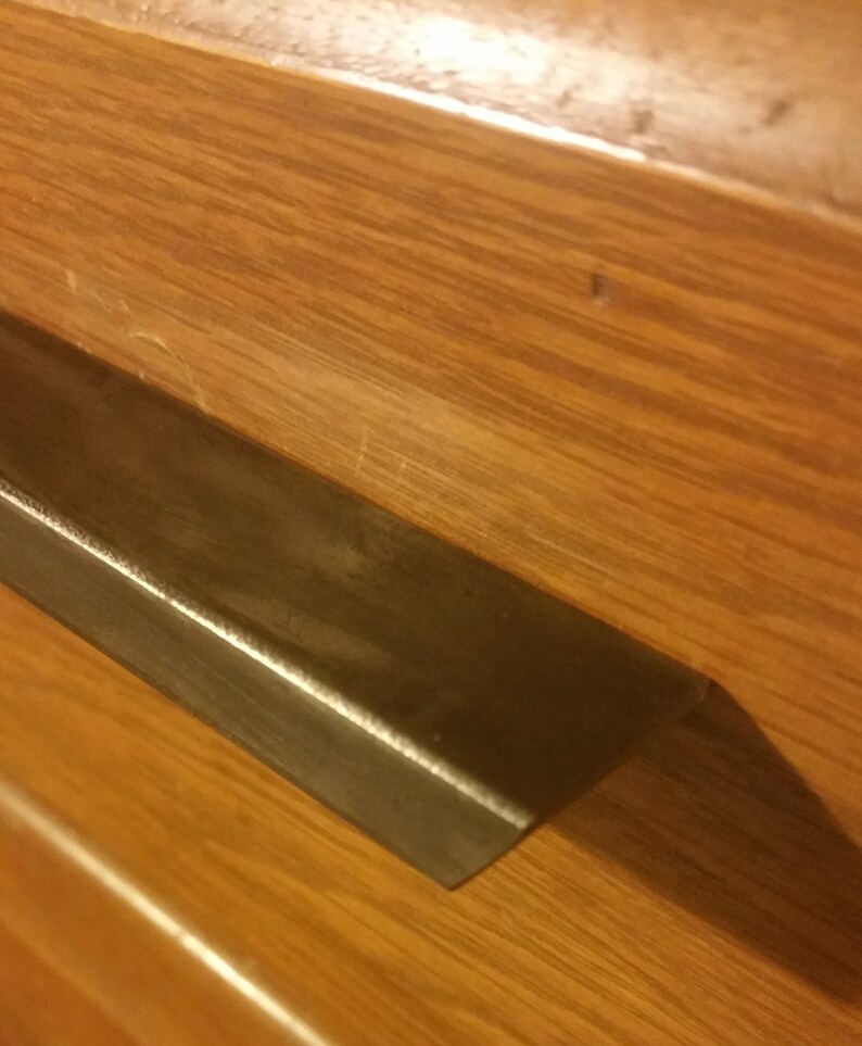 Custom Collection Designer Steel Drawer Pull Handmade Etsy