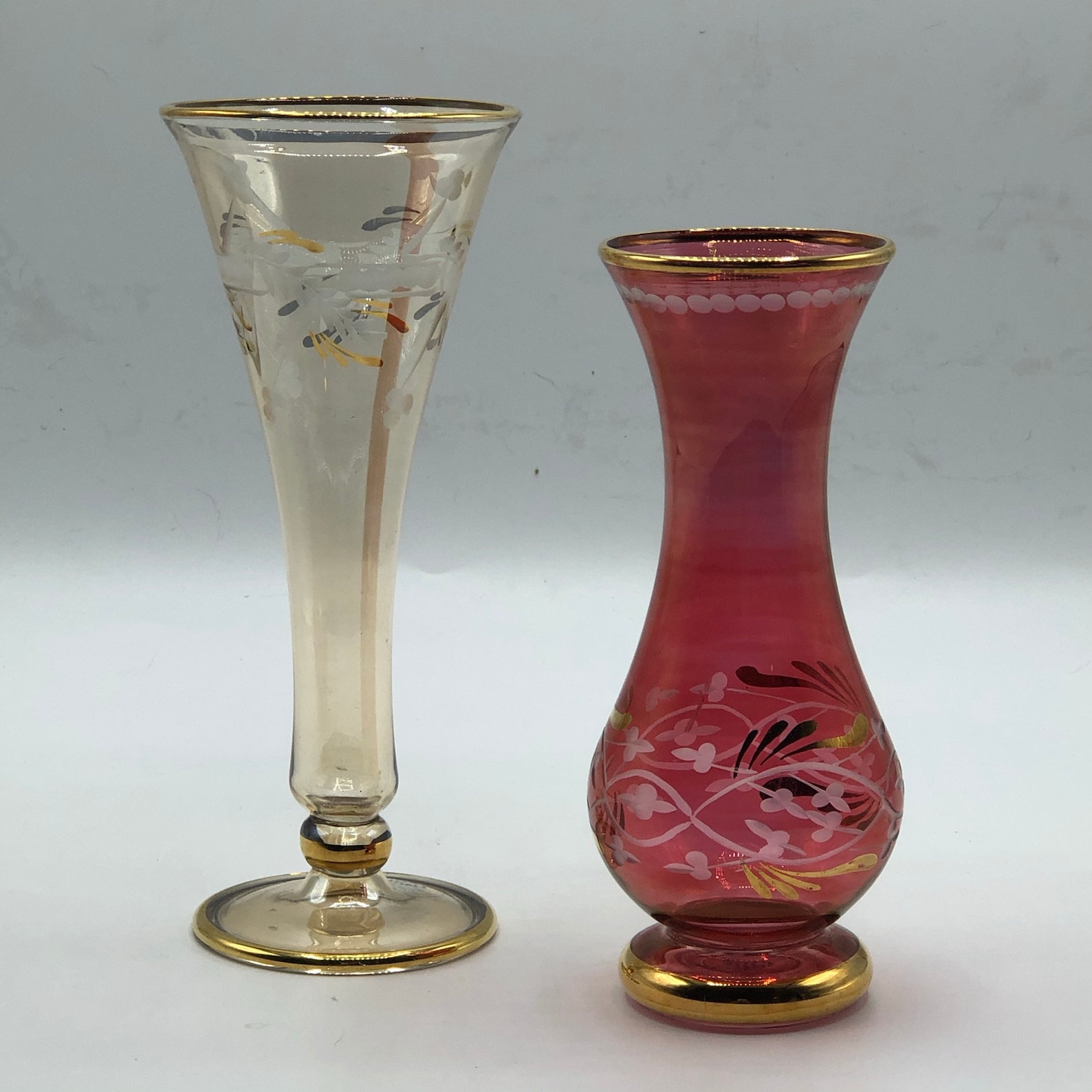 Royal Limited Crystal Set of 2 vases | Etsy
