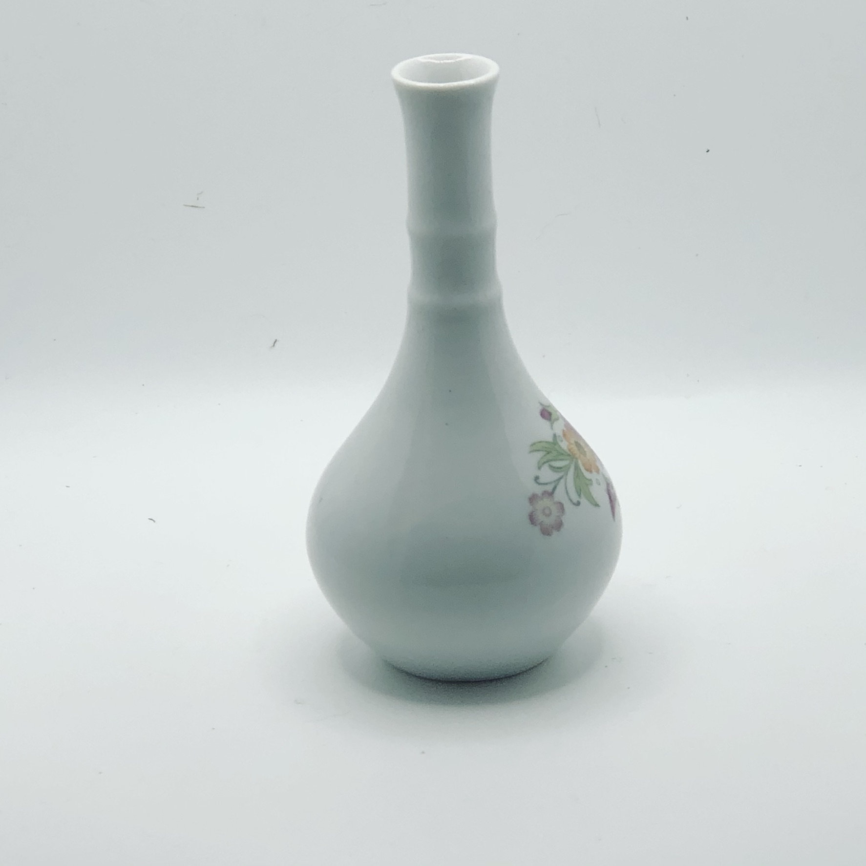 Small Vintage Floral Ceramic Vase Etsy