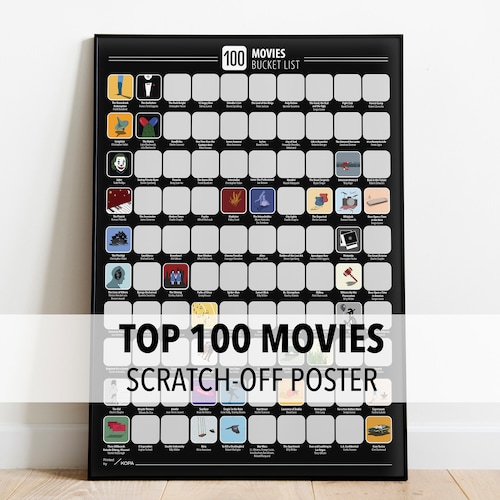 100 Video Games Scratch off Bucket List Poster Etsy UK