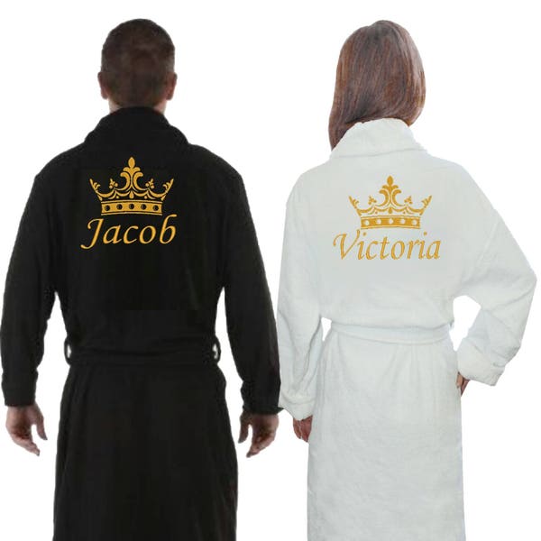 His and Hers Robe Etsy
