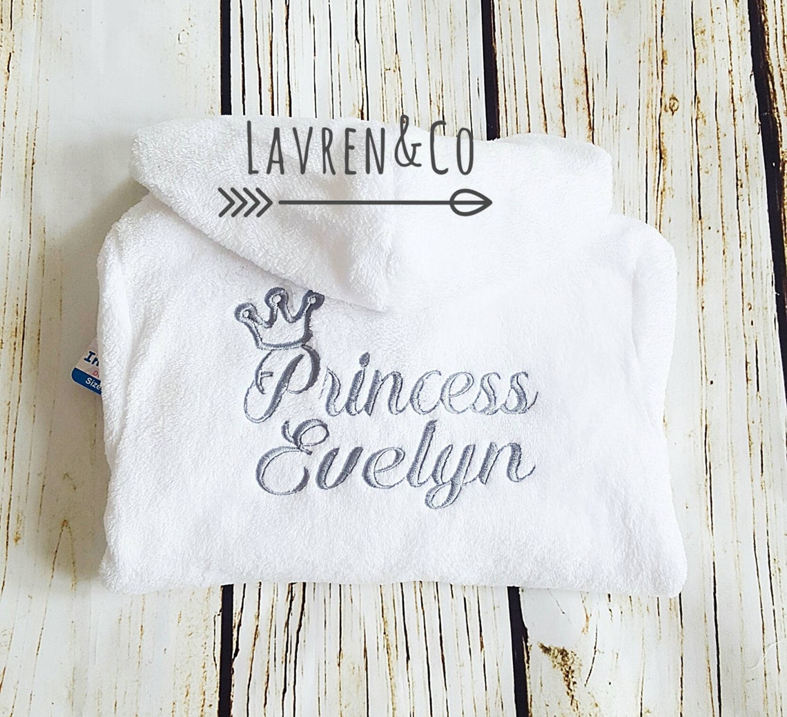 Personalised Baby Dressing Gown Baby Bathrobe Robes for Him Etsy UK