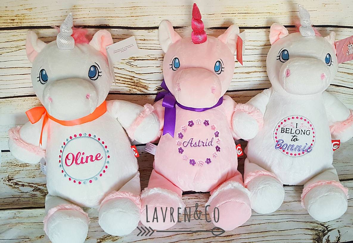 Personalized Stuffed Animal Baby Gift Stuffed Plush Etsy