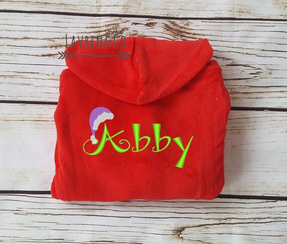 baby christmas dressing gown