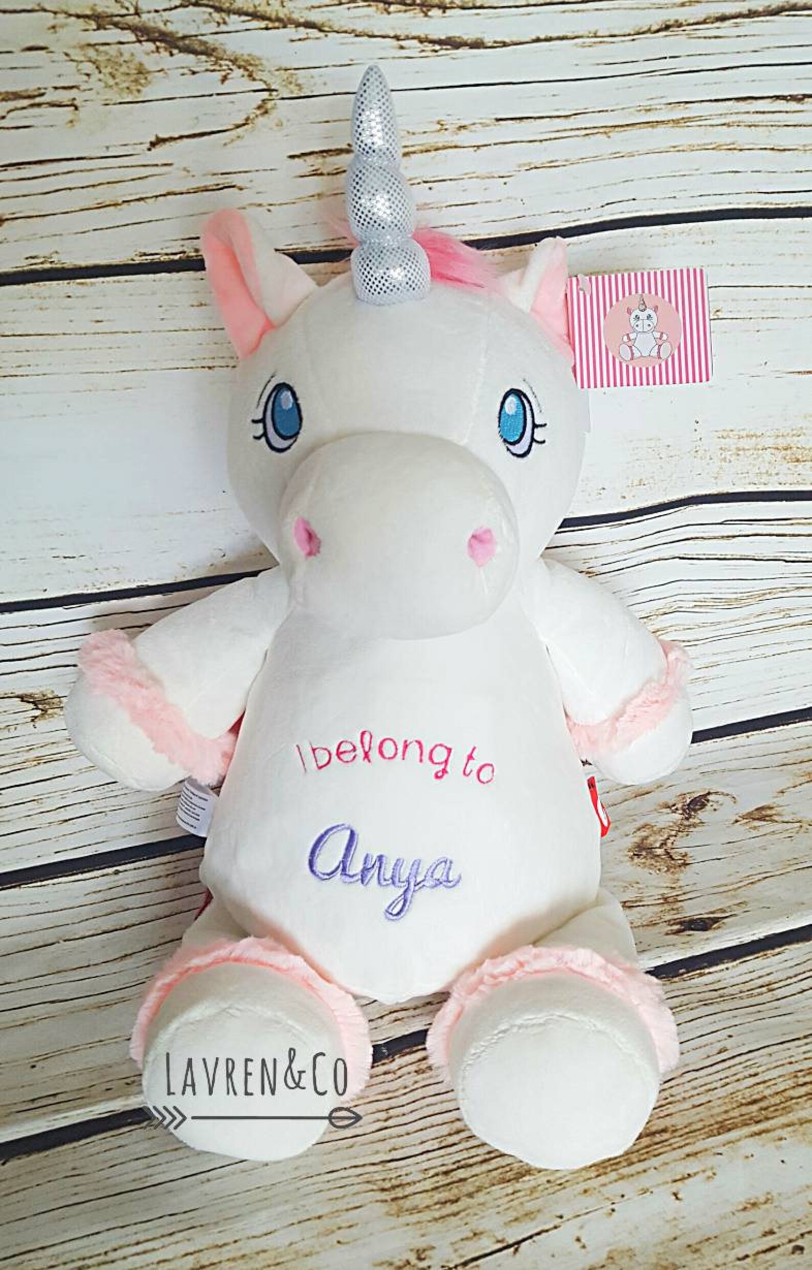Personalized Stuffed Animal Baby Gift Stuffed Plush Etsy