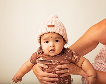 Pink | Australian Merino Wool Beanie | Hand Made