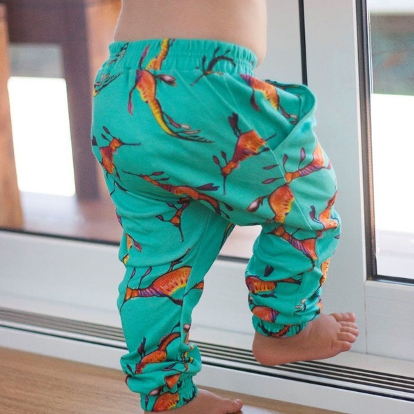 Organic Baby Clothing Australia | Children's Pants | Baby | Toddler | Weedy Sea Dragon