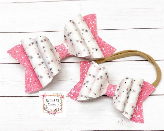Over the Top Ballet Bow Ballet Boutique Hair Bow Ballet Dance Bow Dance Bow Dance Hair Bow Pink and Silver Ballet Bow Ballet Bow