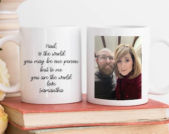 Personalised mug photo mug | personalised gift for Mum Dad Auntie Sister Friend | Photo Gift for Him | Gift for Her with Personalised Photo