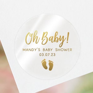 Baby shower stickers | oh baby stickers | baby shower labels | oh baby sticker | baby shower favors | oh baby labels | baby shower favours