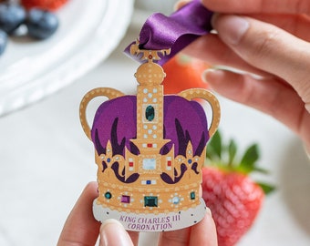 King Charles III Coronation 2023 | Coronation King Charles decoration keepsake | Coronation King Charles + Camilla coronation party