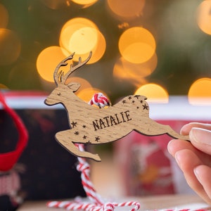 Reindeer Christmas tags | personalised Christmas gift tags | present tags | Christmas gift tag | Christmas gift present labels reindeer tags