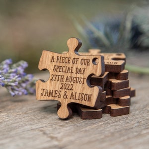 Wedding, Favours, Wedding favors, wedding decor, Rustic wedding decor, puzzle favors, rustic wedding, personalized favor for favor box MM