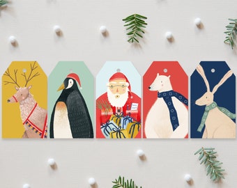 North Pole christmas gift tags | christmas gift tag holiday gift tags | gift tags | christmas labels xmas gift tags | custom present